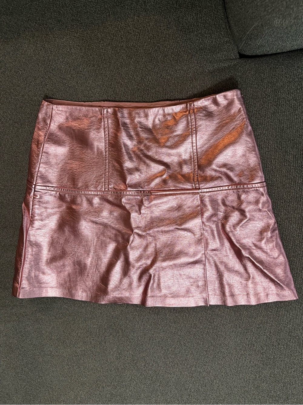 Guess Metallic Rose Mini Skirt